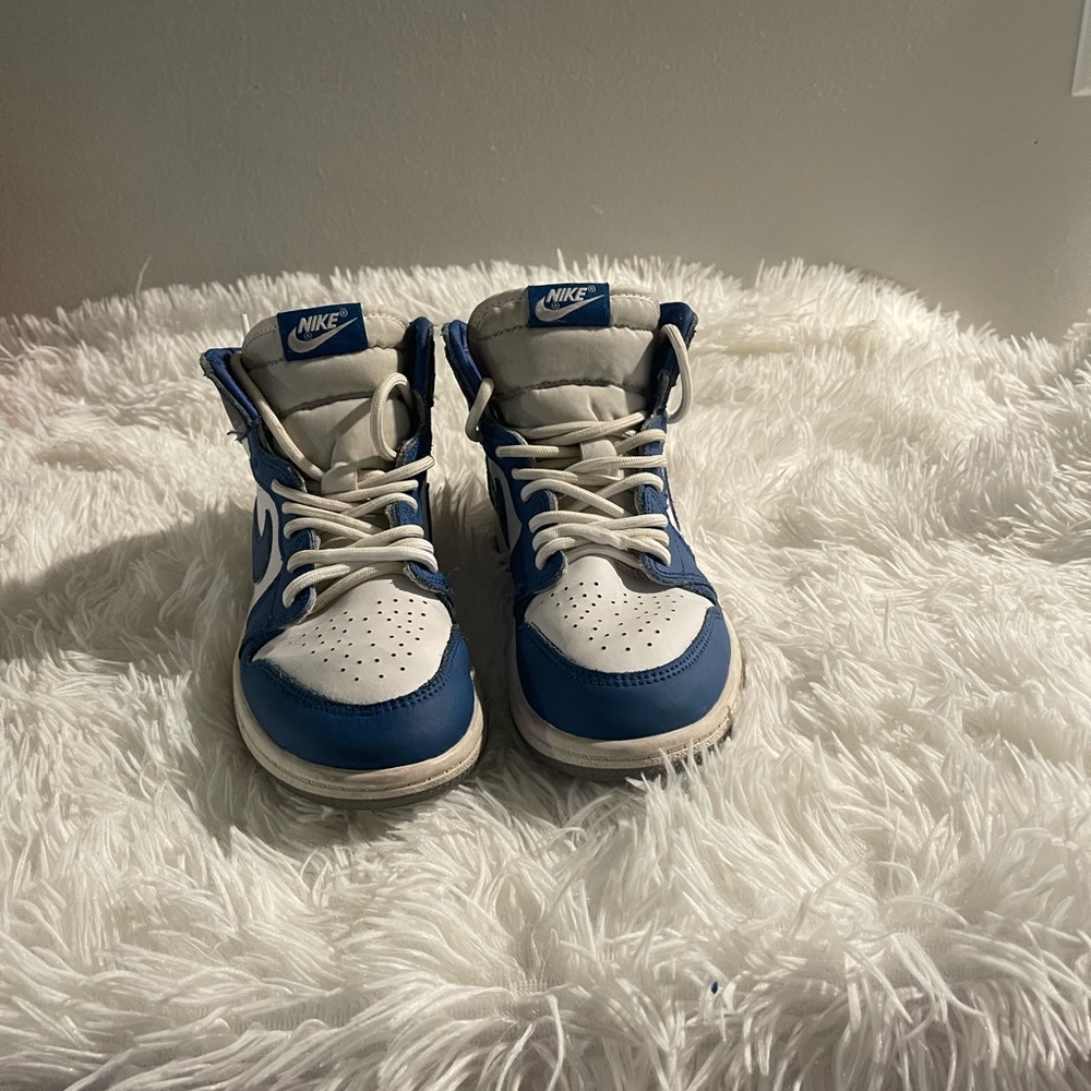 Nike Air Jordan kids Boys Blue and White Classic Sneakers